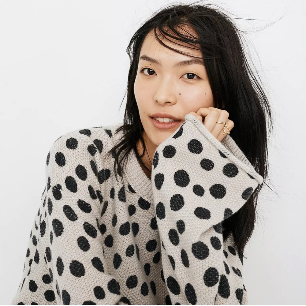Madewell Leopard Dot Pullover